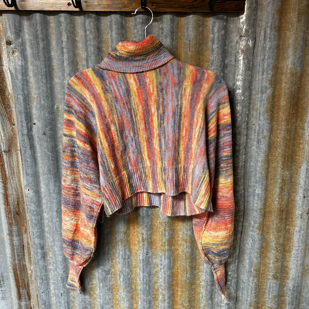 Urban outfitters cropped turtleneck sweater